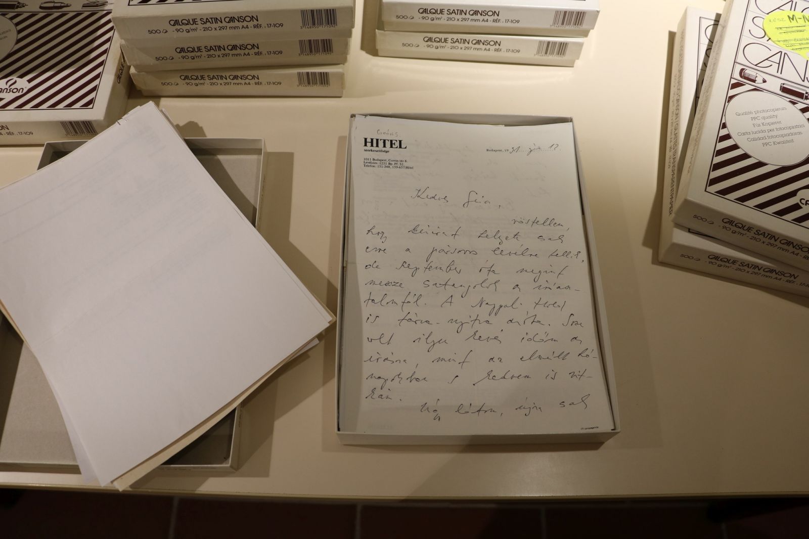 „Kedves Gézám!”