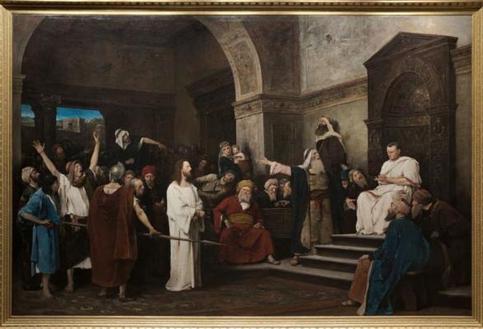 Déri Múzeum Múzeumblog - Tárgymesék – Krisztus Pilátus előtt