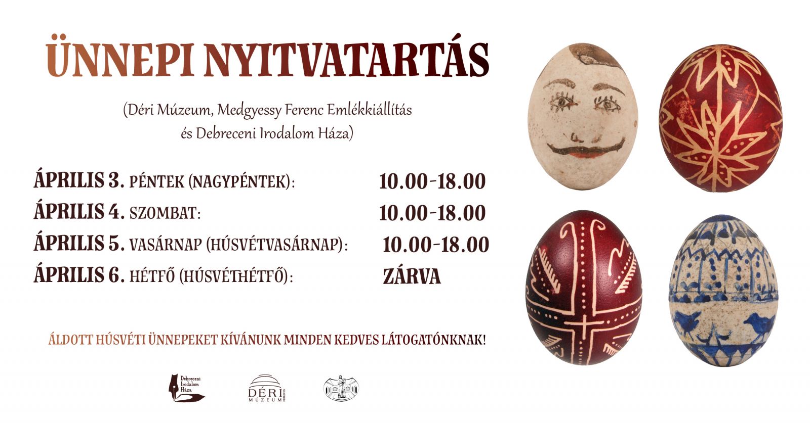 Ünnepi nyitvatartás