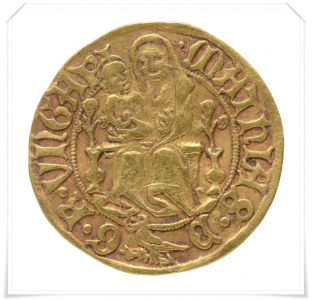 Mátyás király aranyforitjának hátlapja