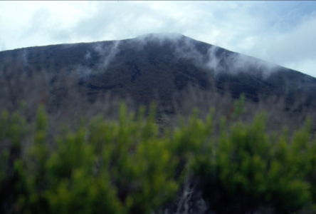 A 2631 m magas Fournaise-vulkán Fotó: Mező Szilveszter, 2003