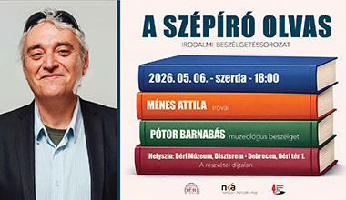 A szépíró olvas - irodalmi beszélgetéssorozat // Ménes Attila