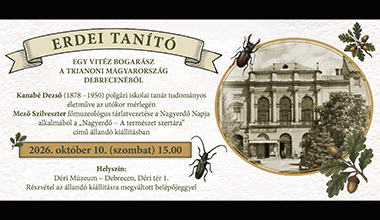 ERDEI TANÍTÓ - EGY VITÉZ BOGARÁSZ A TRIANONI MAGYARORSZÁG DEBRECENÉBŐL