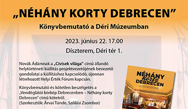 „Néhány korty Debrecen” Irodalom Háza