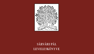 Sárvári Pál leveleskönyve Sárvári Pál leveleskönyve